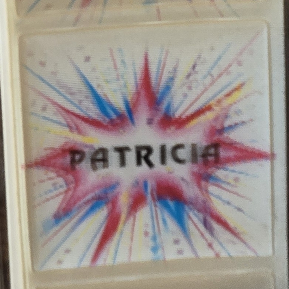 Stravina Patricia Hologram Action Sticker 4-pack Bundle of 7